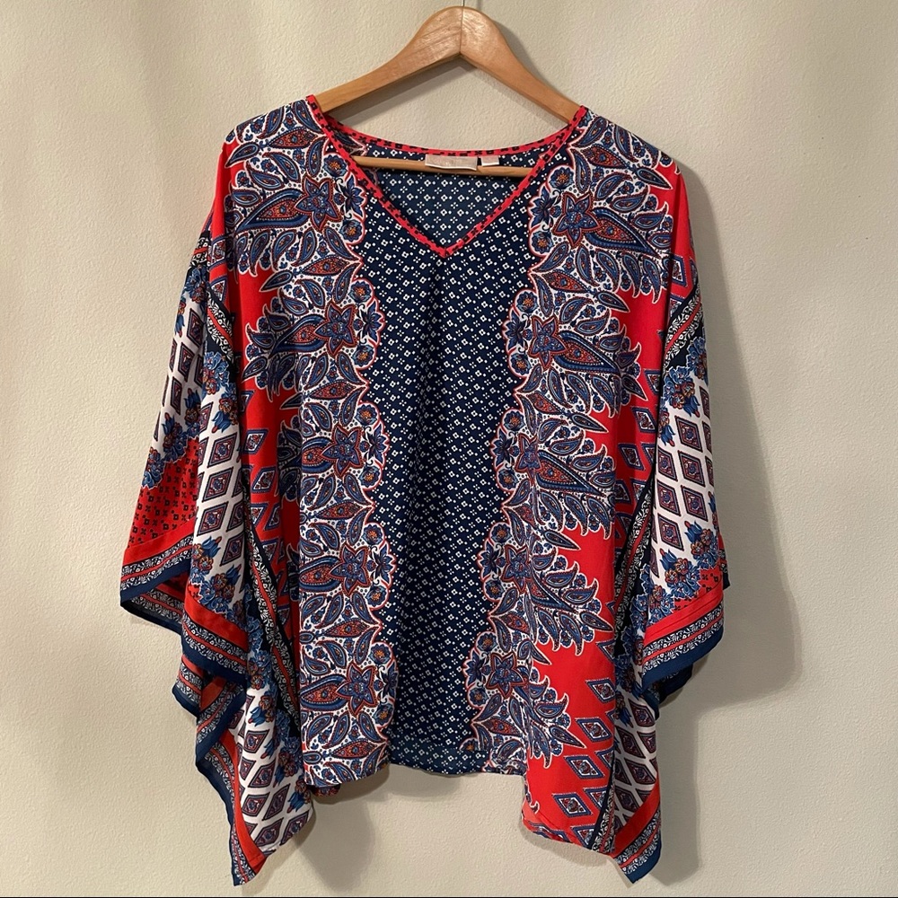 Belle | Stunning Poncho Blouse